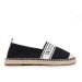 Dámske espadrilky s lemom a nápisom WITTCHEN 98-DP-802-1