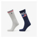 Polo Ralph Lauren Americana Socks 2-Pack navy/ šedivé