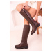 Soho Brown Women's Boots 17515
