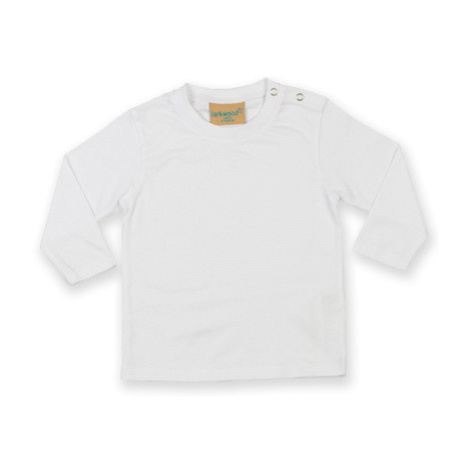 Larkwood Kojenecké tričko s dlouhým rukávem LW021 White