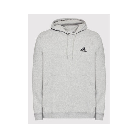 Adidas Mikina Essentials H12213 Sivá Regular Fit