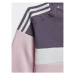 Adidas Súprava mikina a legíny Tiberio 3-Stripes Colorblock IJ6325 Fialová Slim Fit