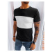 Black Solid Color Men's Dstreet T-Shirt
