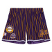 Mitchell & Ness NBA LA Lakers Hometown Mesh Shorts - Pánske - Kraťasy Mitchell & Ness - Fialové 