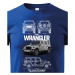 Detské tričko Jeep Wrangler  - kvalitná tlač a rýchle dodanie