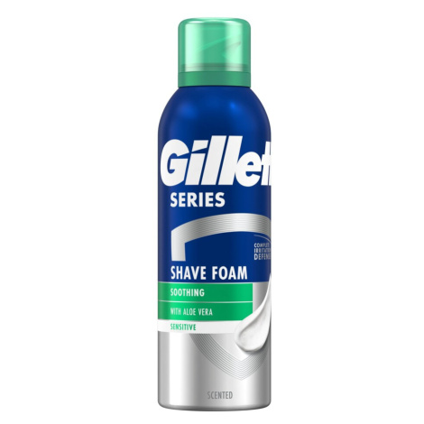 Gillette Gilette pena na holenie Series Soothing Sensitive s Aloe vera, 200 ml