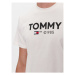 Tommy Jeans Tričko Essential DM0DM18264 Biela Slim Fit