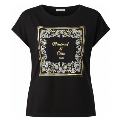 GAUDI Minimal Black tričko Gaudí