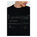 Tričko La Martina Man T-Shirt S/S Jersey Silky F Čierna