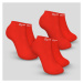 GymBeam Ponožky Ankle Socks 3Pack Hot Red  M/LM/L