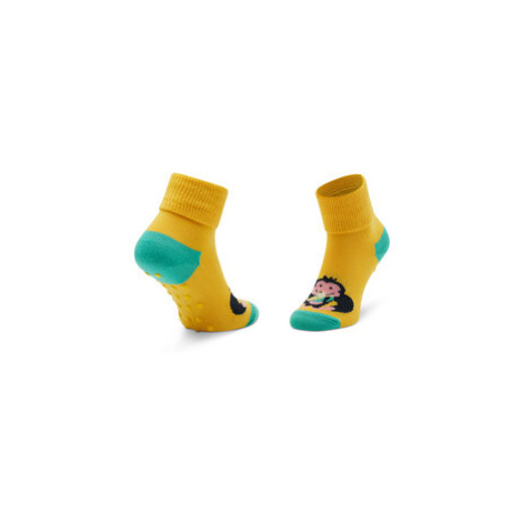Happy Socks Súprava 2 párov vysokých detských ponožiek KMNB19-7000 Zelená