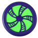 EPline Flexi disc, asst 3 zeleno-fialový