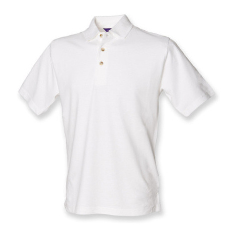 Henbury Pánske polo tričko H100 White