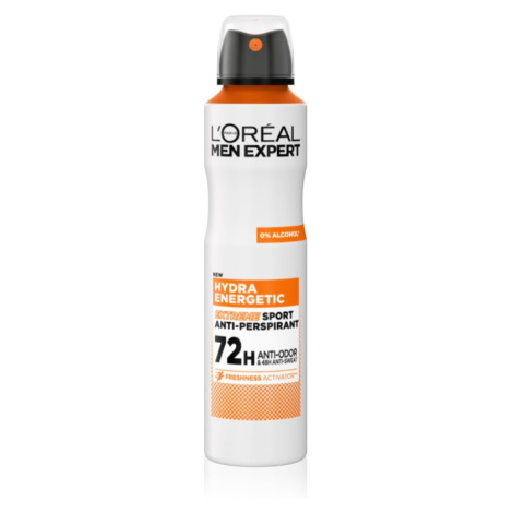 L’Oréal Paris Men Expert Hydra Energetic antiperspirant v spreji proti zápachu a poteniu