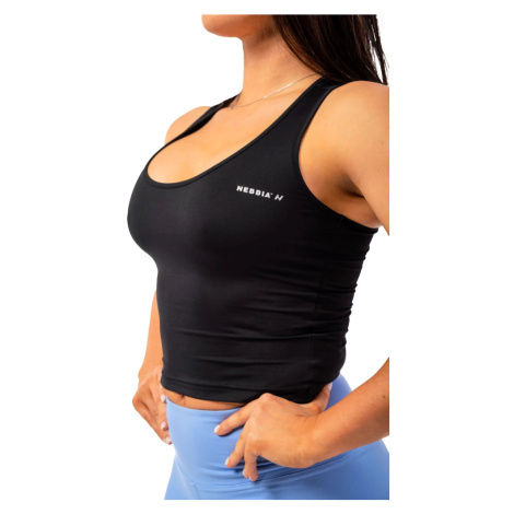 NEBBIA Športové slim-fit crop tielko