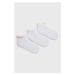 Detské ponožky Skechers (3-pak) biela farba