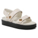 Tory Burch Sandále Kira Sport Sandal Calf Leather 144328 Écru