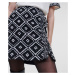 Sukňa Karl Lagerfeld Boucle Wrap Skirt Čierna
