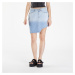 Sukňa Daily Paper Zella Monogram Denim Skirt Mid Blue