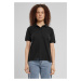 Women's polo shirt black