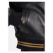 Versace Jeans Couture Kožená bunda 74GAVP07 Čierna Regular Fit