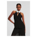 Blúzka Karl Lagerfeld Slvless Collar & Tie Top Black/White