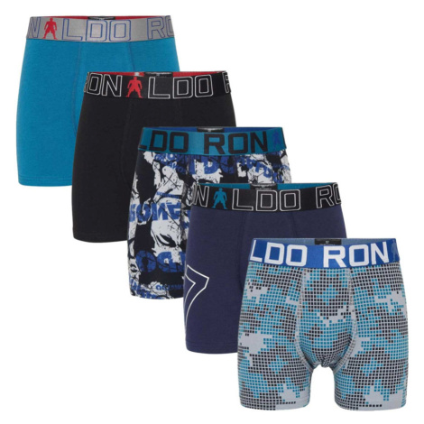 Cristiano Ronaldo detské boxerky 5pack CR7 multicolor