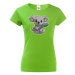 Dámské tričko Koala s listom - roztomilé dámské tričko