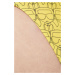 Plavková podprsenka Karl Lagerfeld žltá farba, jemne vystužený košík