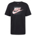 Nike Sportswear Tričko 'FUTURA'  antracitová / pastelovo červená / čierna / biela