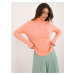 Orange women's turtleneck