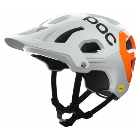 POC Tectal Race MIPS NFC Hydrogen White/Fluorescent Orange Prilba na bicykel