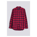 KOŠEĽA GANT D1. REG UT TWILL CHECK SHIRT RUBY RED