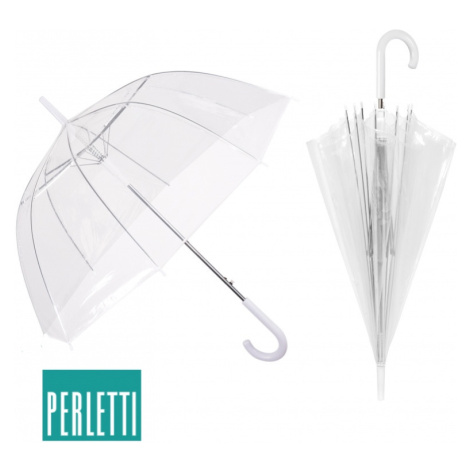 PERLETTI Automatický dáždnik BASIC Transparent, 12063