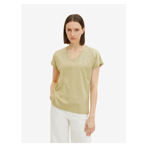 Light Green Women T-Shirt Tom Tailor - Women