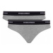 Dsquared2 Underwear Súprava 2 kusov klasických nohavičiek D8X401800.26202 Sivá