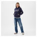 Mikina GAP Pullover Logo Hoodie Navy Uniform