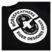 HORSEFEATHERS Tričko Powder Badge II - black BLACK