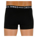 3PACK pánske boxerky Jack and Jones čierne (12171944)