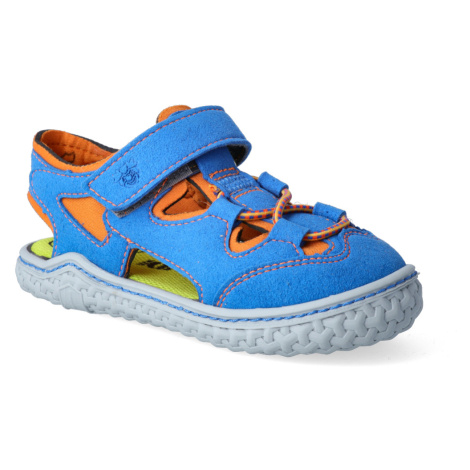 Barefoot sandále Ricosta - Pepino Kenny azur/papaya