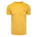 Pánske basic tričko v žltej farbe