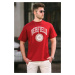 Madmext Claret Red Men's T-Shirt 4999