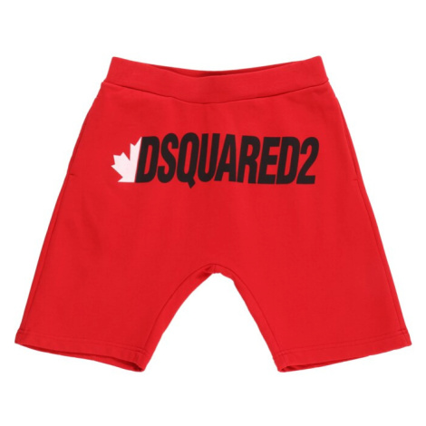 DSQUARED2 Nohavice  červená / čierna / biela Dsquared²