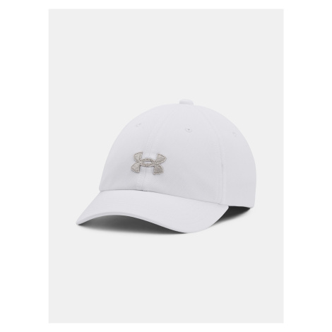 Šiltovka Under Armour Girl's UA Blitzing Adj-WHT