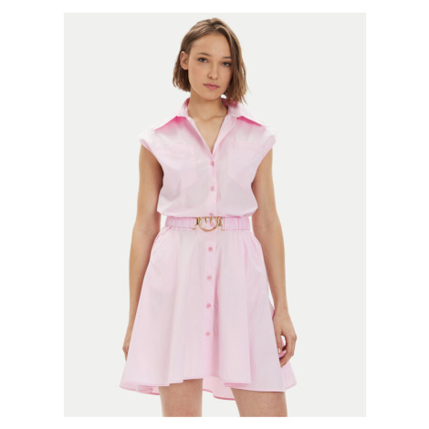 Pinko Košeľové šaty Anaceta 103111 A1P4 Ružová Regular Fit