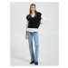 Koton V-Neck Sweater Knitted Ribbed