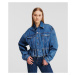 Bunda Karl Lagerfeld Jeans Klj Tied Denim Jacket Light Blue Stone