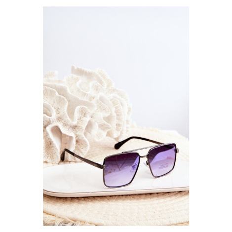 Women's UV400 Sunglasses - Black/Purple