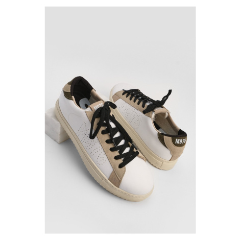 Marjin Men's Sneakers with Lace-Up Zolves White