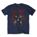 Guns N’ Roses tričko Skulls Wreath Modrá